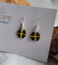 St David's Flag Themed Beadwork Earrings - Image 2