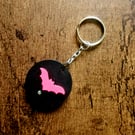 Wooden Bat Keyring