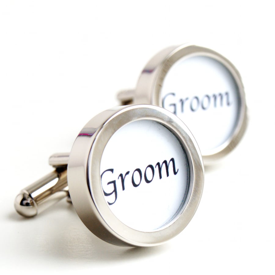 Cufflinks for the Groom Wedding Day Cufflinks