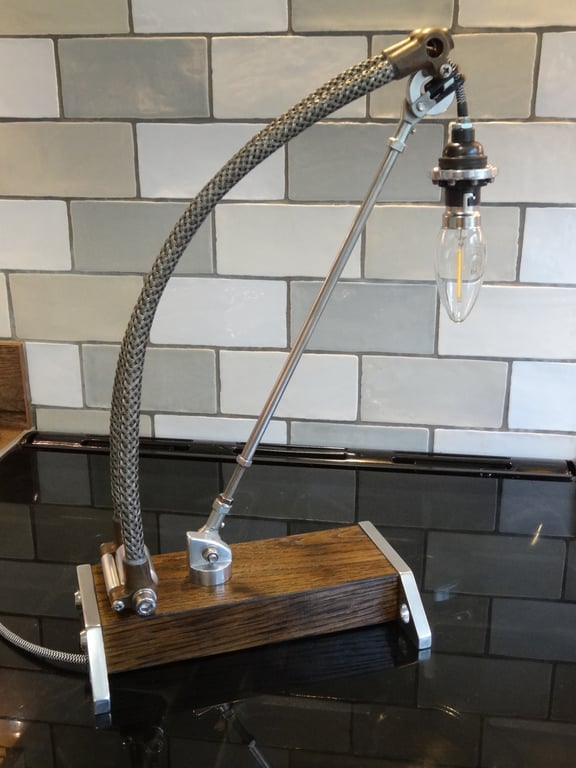 Unique Spitfire engine inspired aviation lamp