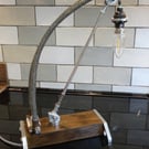 Unique Spitfire engine inspired aviation lamp