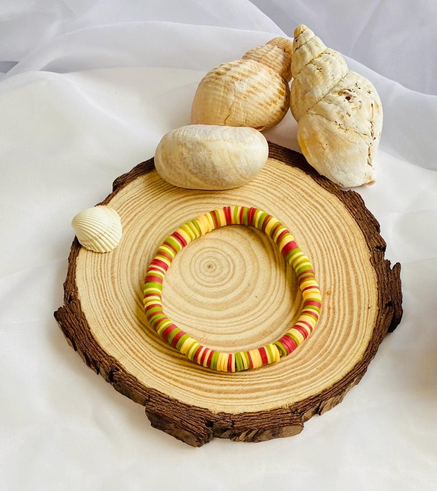 Olive Grove Beaded Bracelet 