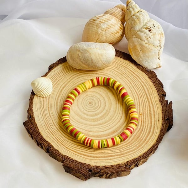 Olive Grove Beaded Bracelet 