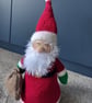 Hand Knitted Father Christmas - Decoration - Unique Gift