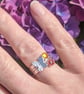 Sterling silver stacking ring set - Image 4