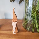 Handmade Medium Wooden Gnome