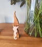 Handmade Medium Wooden Gnome