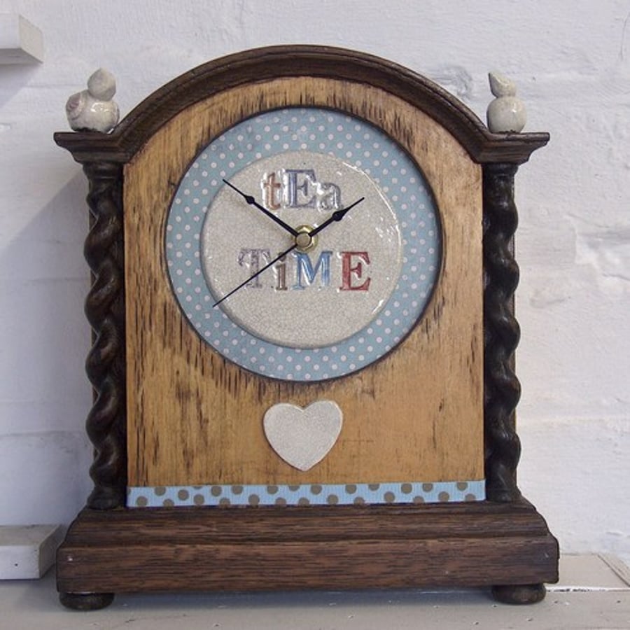 'Tea Time' Vintage Clock No.2
