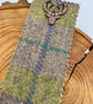 Scottish tweed bookmark with wooden stag button - Image 4