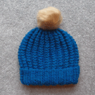 KNITTING PATTERN PDF Heavenly Blue Hat