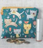 Small purse, coin purse, cats - Image 2