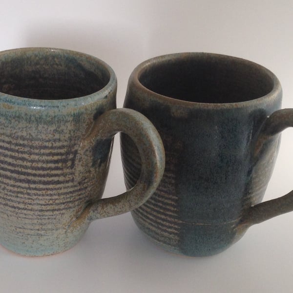Handthrown Stoneware Mugs 