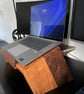 Walnut & Cherry Laptop Stand – Solid Wood Laptop Riser No.1
