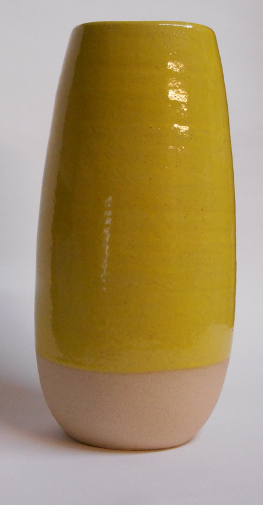 Larger Sun Yellow Vase.