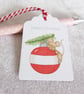 Christmas Bauble Mouse Gift Tags - set of 4 gift tags - Image 5
