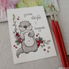 alright otter - original aceo