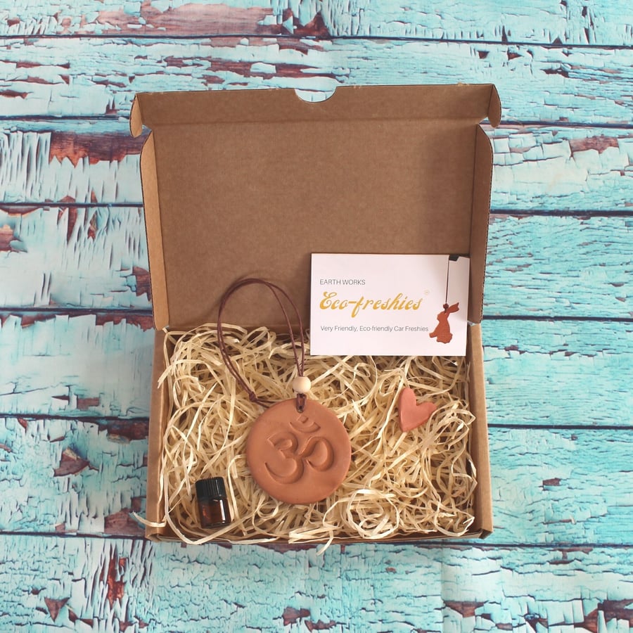 Om Shaped Reusable Car Air Freshener