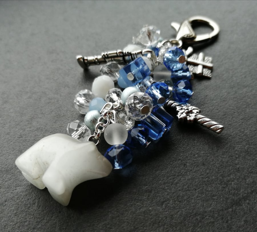 Polar Bear Bag Charm