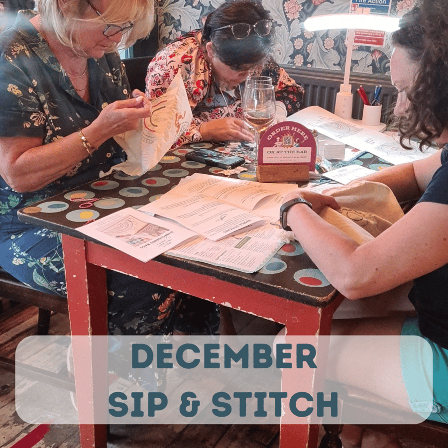 Sip & Stitch DECEMBER – Creative Workshop at Granello Lounge