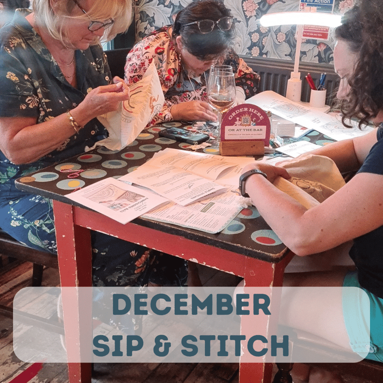 Sip & Stitch DECEMBER – Creative Workshop at Granello Lounge