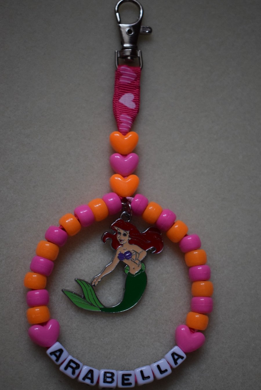 Personalised Bag Charm Princess