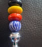 Glass beaded bottle open - Image 4