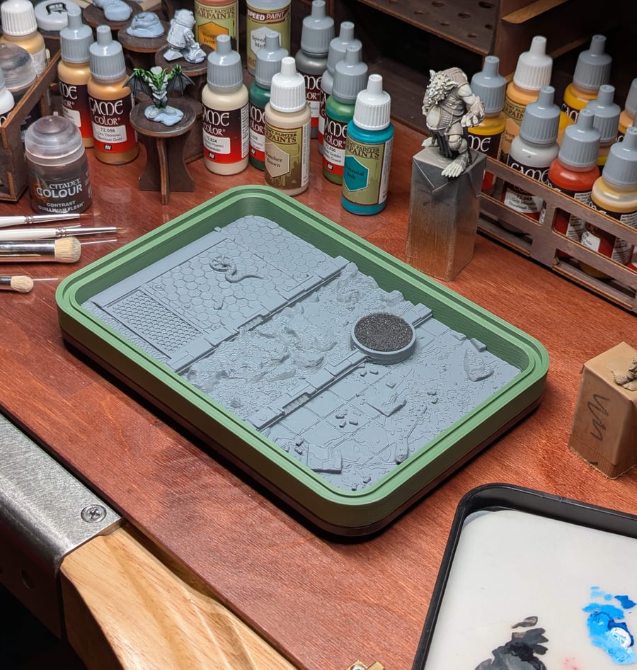 Ultimate Modern Dry Brush Palette for The Army Painter Wet Palette