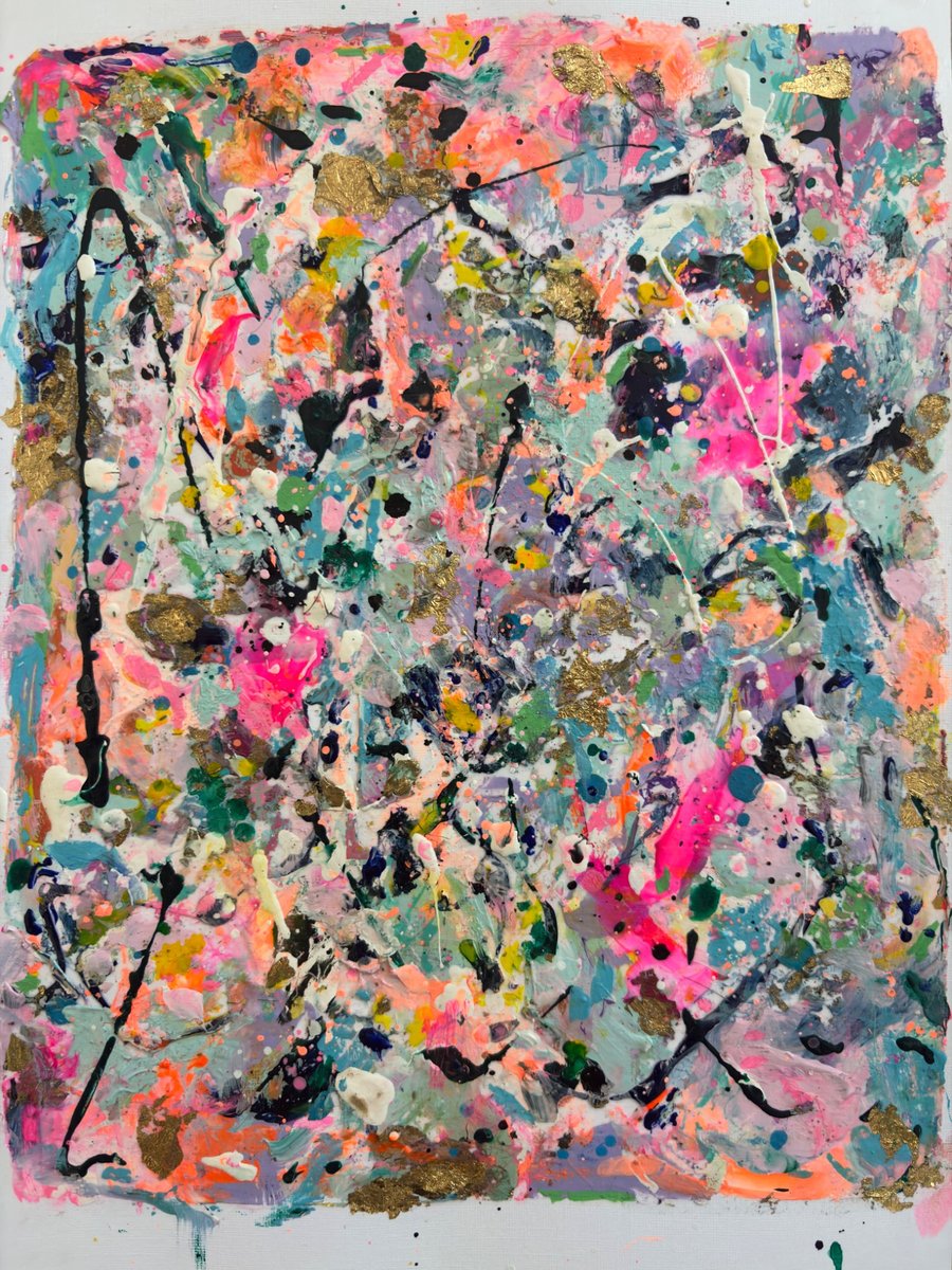 "Disco Daze" Original Abstract Painting