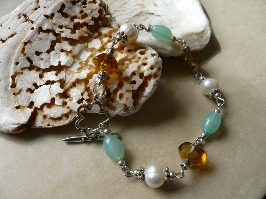 Freshwater Bead Bracelet