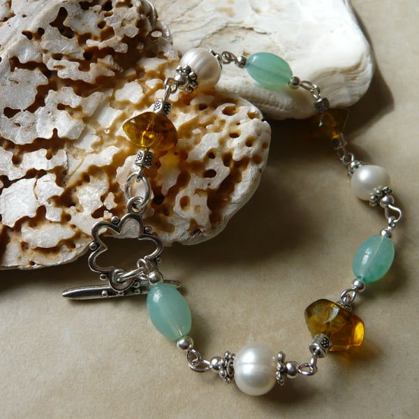Freshwater Bead Bracelet