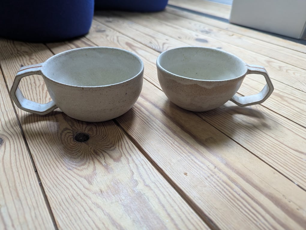 Pair of coffee cups