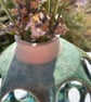 Green & white bud vase. - Image 2