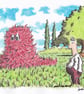 'Walking Terry' an A4 sized original artwork - Image 1