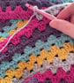 Rainbow Infinity Scarf - Handmade - Crochet - Multicoloured - Gifts for Her - Image 5