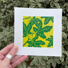 Wild Fig Two Layer Lino Mini Print (limited edition)