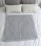 Crochet Baby blanket, Stroller blanket, Car seat blanket, Grey blanket - Image 4