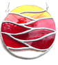 Making HeatWaves Stained Glass Suncatcher Handmade Ring  - Image 4