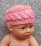 KNITTING PATTERN PDF Preemie Pink Headbands - Image 2