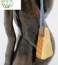 Handcrafted triangular 2 woods pendant & necklace: SKU-N10 - Image 4