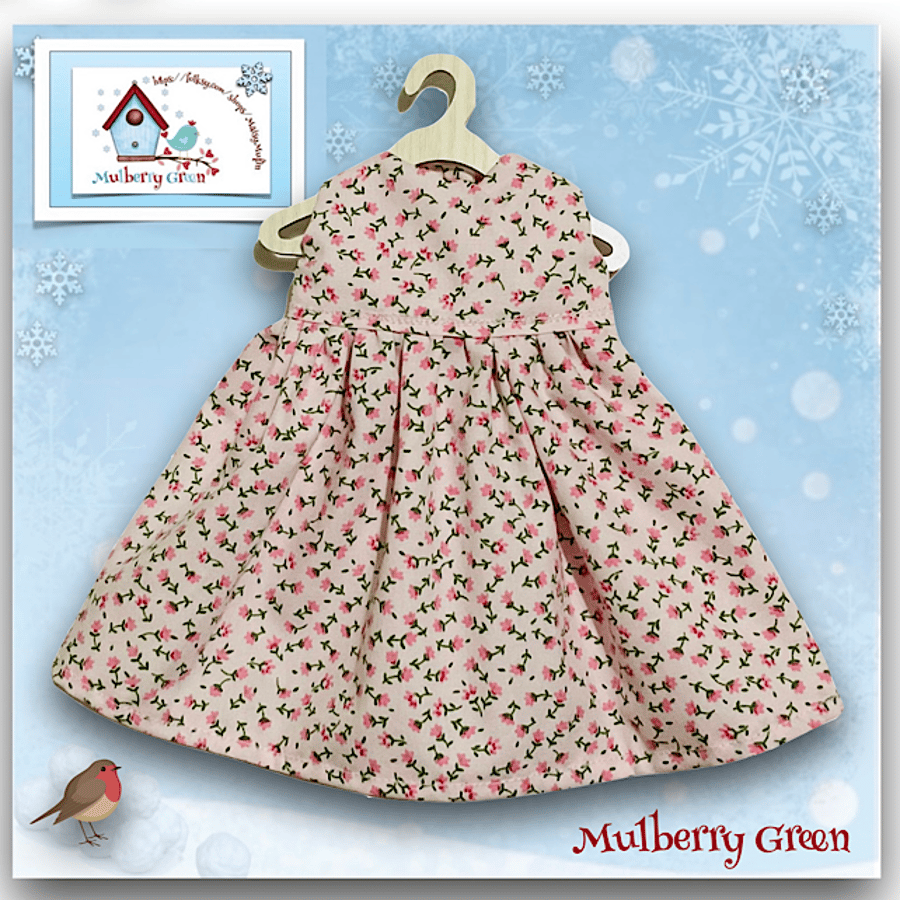 Reserved for Tina - Pink Ditsy Print Dress