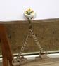 Handcrafted Primroses Bag Hanger, - Image 6