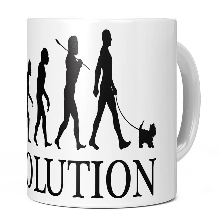 Yorkshire Terrier Evolution 11oz Coffee Mug Cup - Perfect Birthday Gift for Him 