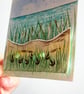3D Coastal Watercolour Art, Handmade Sea Glass Beach Scene, One-off Desk Decor - Image 7