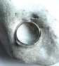 Silver ring with buddiea leaf - Image 3