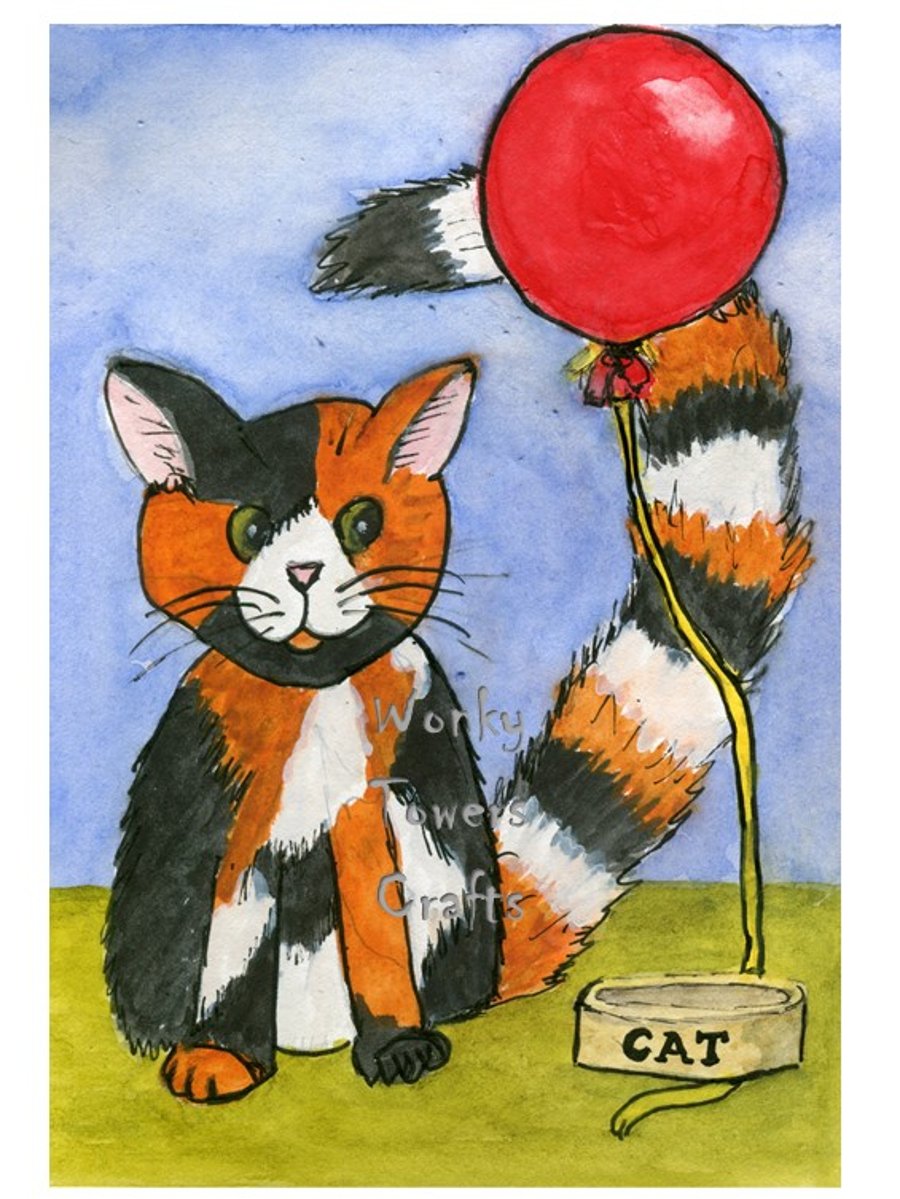 Unique hand painted cards for any occasion - CATS AND BEARS