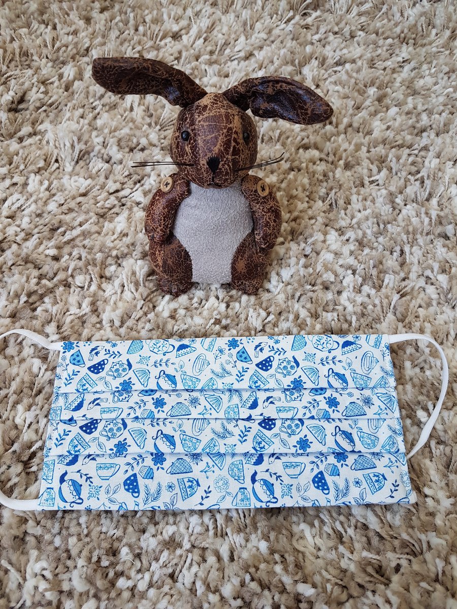 Adult face covering –Cups, Cakes and Teapots