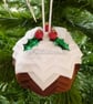 Christmas Pudding Hanging Decoration - Image 2