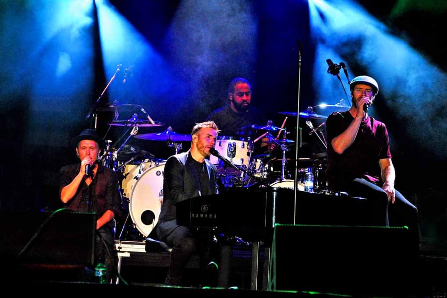 Take That Performing Live In Concert Photograph Print