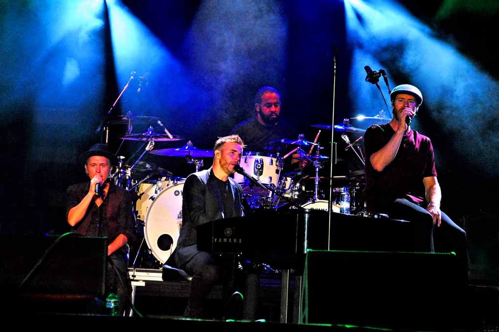 Take That Performing Live In Concert Photograph Print