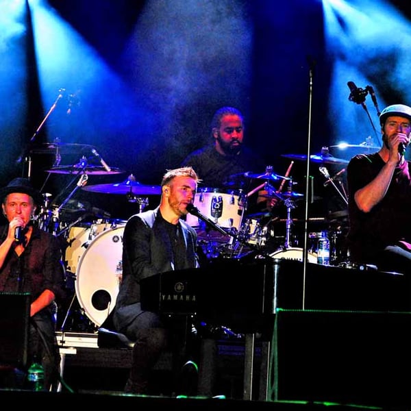 Take That Performing Live In Concert Photograph Print